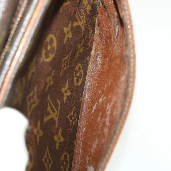 LOUIS VUITTON Monogram Compiegne 28 Clutch Bag M51845 LV Auth 40466 - Picture 9 of 16